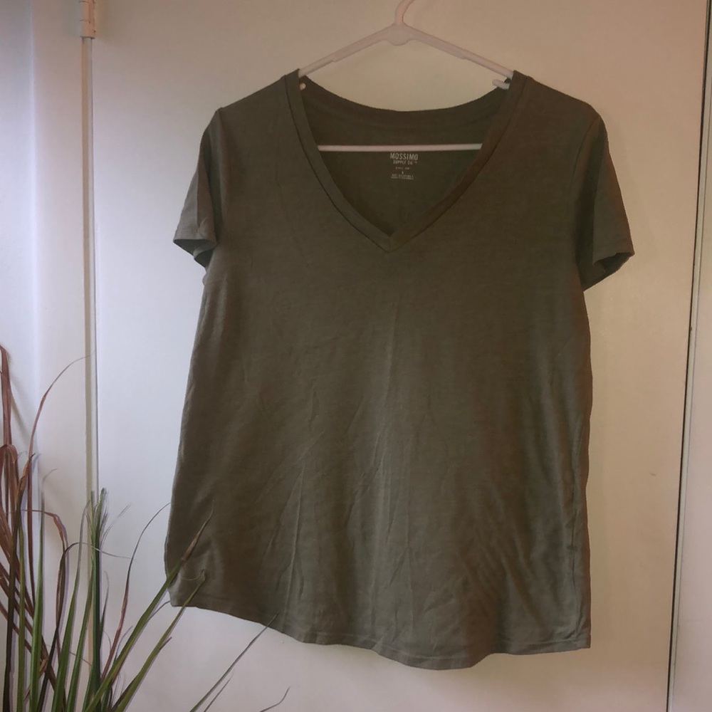 Green V Neck